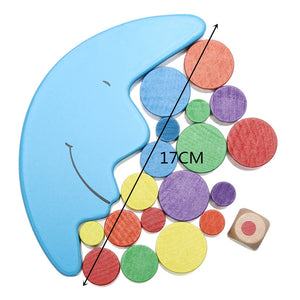 Balancing Moon Color Recognition Game